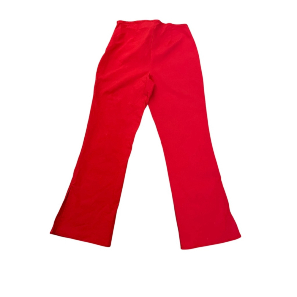 Kimchi Blue Red Wide Leg Pants High Rise Retro Y2K Statement Trousers 10 - Picture 4 of 11